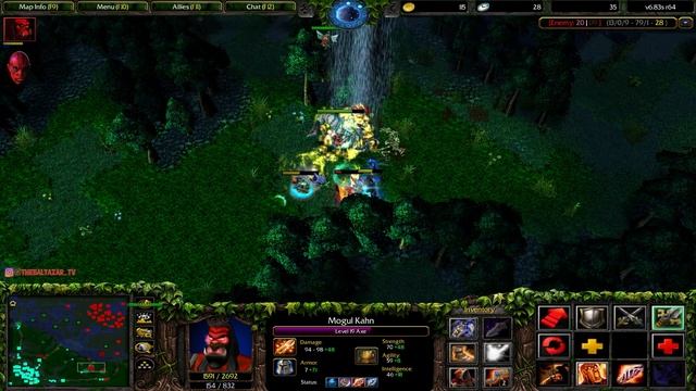 DOTA AXE VS JUGGERNAUT: SUPER HARD GAME (A LOT OF KILLS!!) смотреть онлайн