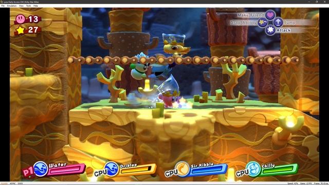yuzu Early Access 234(VULKAN API )|Kirby Star Allies fix BlackScreen смотреть онлайн