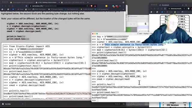 C 501 Padding Oracle Attack смотреть онлайн