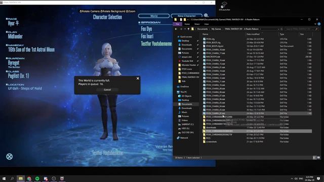 FFXIV ¬ How to copy over Character Data to a new Character (HUD/MACROS/HOTBARS...) смотреть онлайн