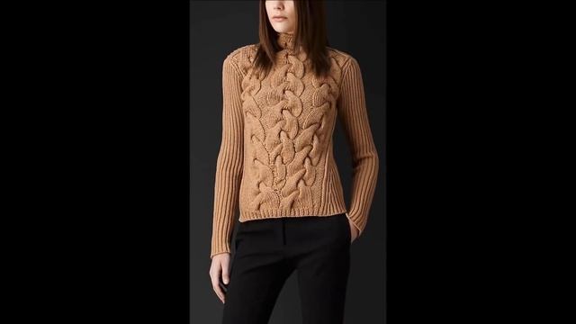Пуловер из Толстой Пряжи Спицами - 2019 / Pullover Of Thick Yarn / Pullover Aus Dickem Garn
