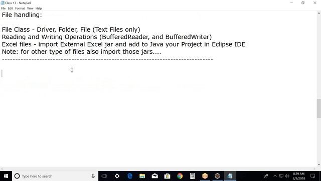 Selenium Class 13 - Java IO Operations смотреть онлайн