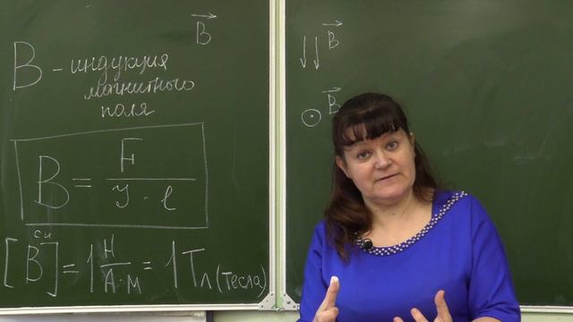 Физика 9 кл. Индукция магнитного поля. Правило левой руки. смотреть онлайн