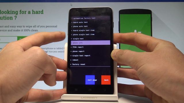 How To Enter Factory Mode On Goclever Quantum 2 500N - Hardware Test Mode |HardReset.Info