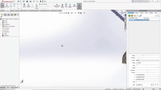 Veesus Point Clouds for SolidWorks: Centre Pivot around Point Clouds смотреть онлайн