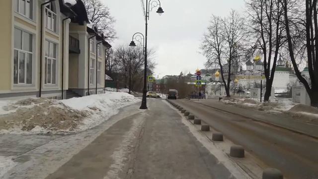 Сергиев Посад Загорск Дорога от вокзала Лавра смотреть онлайн