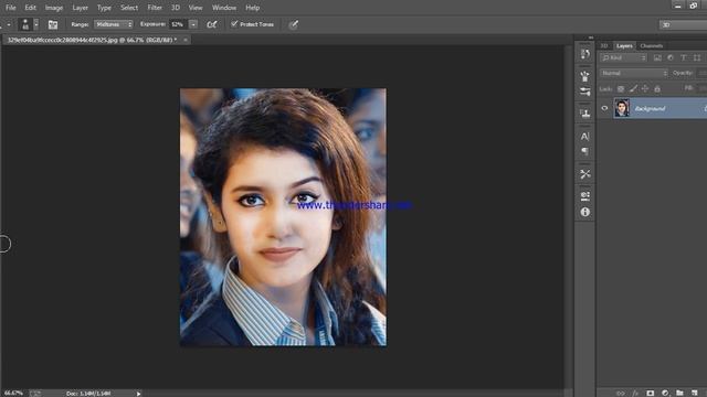 How to use Dodge tool, Burn tool and Sponge tool in Photoshop CC. смотреть онлайн