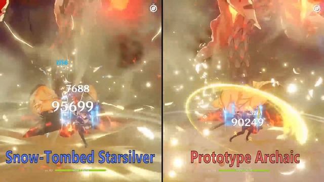 Eula Snow-Tombed Starsilver VS Prototype Archaic [Looks/Damage Comparison] - Genshin Impact v1.5 смотреть онлайн