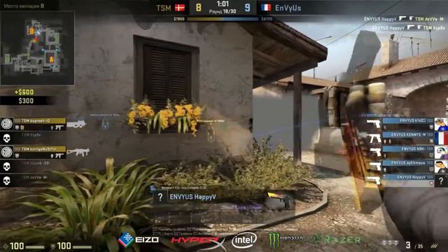 EnVyUs | HappyV | ace | desert eagle | CS: GO смотреть онлайн