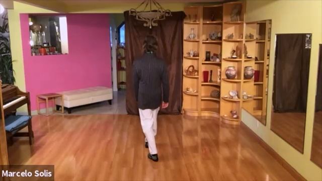 Argentine Tango class: walking exercise with pendulum, circles and crosses смотреть онлайн