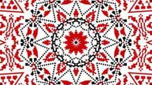 Белорусский орнамент для экрана сцены