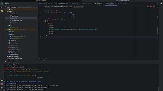 NextJs + StyledComponents (error Prop className did not match) смотреть онлайн