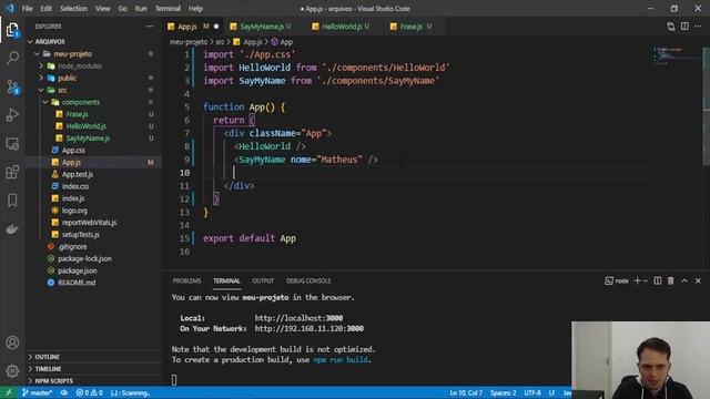 Curso React: Trabalhando com props - #05 смотреть онлайн