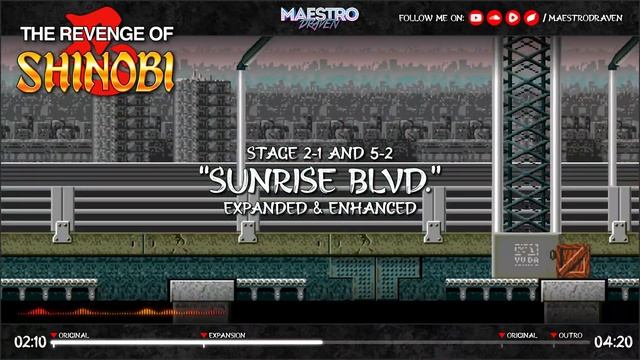 "Sunrise Blvd." (Expanded & Enhanced) • THE REVENGE OF SHINOBI смотреть онлайн
