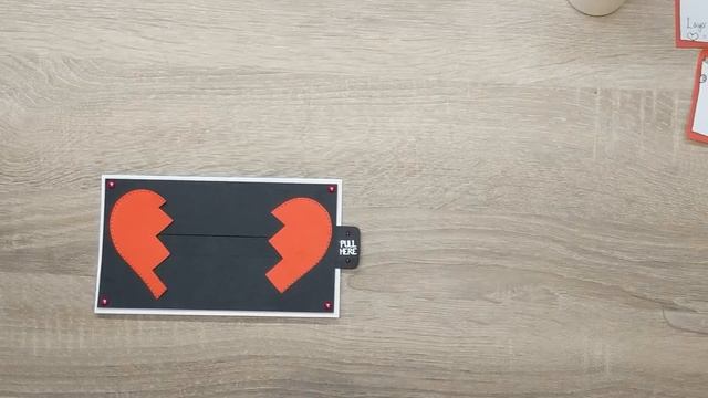 ♫ UNBREAK MY HEART ♫ | Fun, interactive card for Valentines! | Pull tab card tutorial смотреть онлайн