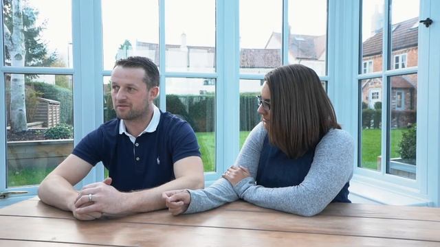 Gareth & Emma's door. The modern classic - 'Pentland' in Pearl Grey. смотреть онлайн