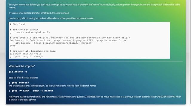how to recover from a Git remote repository deleted смотреть онлайн