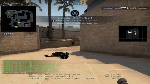 БИТ СТАВИЛ ТОЛЬКО ПО ГОЛОВАМ!! B1T ПОКАЗЫВАЕТ ЖЕСТКИЙ АИМ НА ФЕЙСИТЕ (CS:GO)