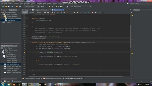Java OOP - Comparing String and Integer Values смотреть онлайн