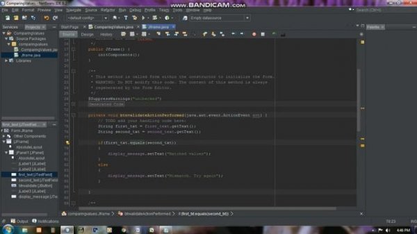 Java OOP - Comparing String and Integer Values