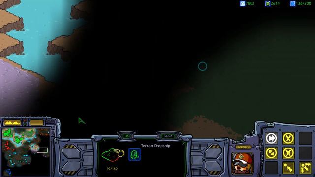 1 vs 7 Starcraft: Cartooned (Terran) | Nuke attacks смотреть онлайн