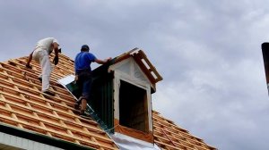 Замена шифера на металлочерепицу ч1