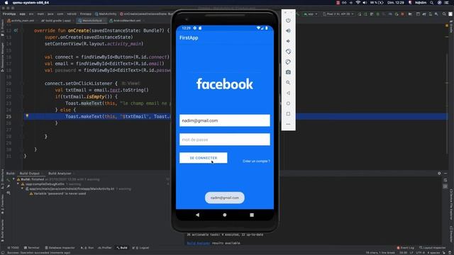 #9 Formation Développeur Android | Interagir avec les Views: OnClickListner, Toast, Visibility, tex смотреть онлайн