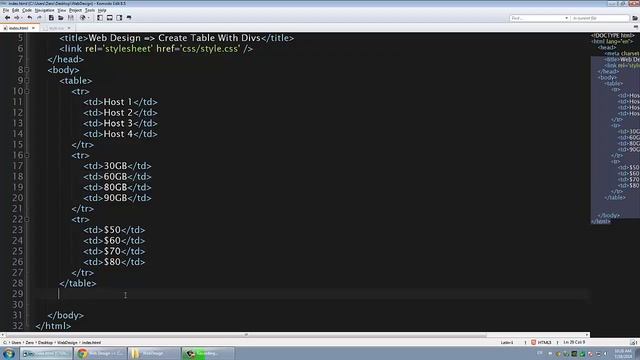 [ Arabic Tutorials ] How To Create Table With Divs смотреть онлайн