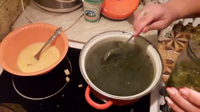 СУП ЩАВЕЛЬНЫЙ. ПРИГОТОВЛЕНИЕ ИЗ КОНСЕРВИРОВАННОГО ЩАВЕЛЯ. смотреть онлайн