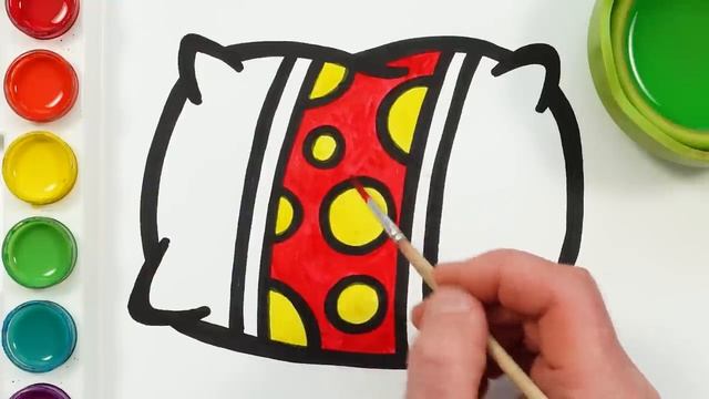 Pillow Picture Drawing, Painting and Coloring for Kids, Toddlers | Let's Draw Together смотреть онлайн