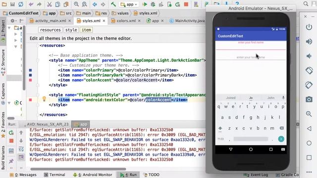 14 - Floating Hint AutoComplete EditText смотреть онлайн