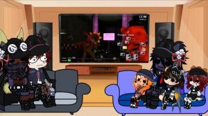 Afton and Emily react to SMG4 R64: Freddy's spaghettiria