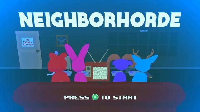 Neighborhorde Title Screen (PC, PS4, Xbox One) смотреть онлайн