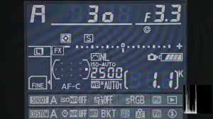 Настройка камеры Nikon на примере NIkon d800 (d800e)