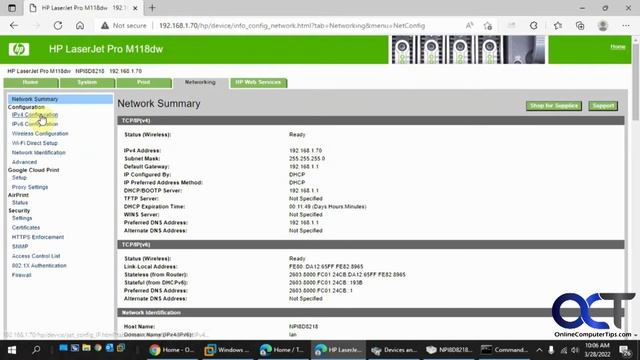 How to Configure Your HP Printer to Use a Static IP Address смотреть онлайн