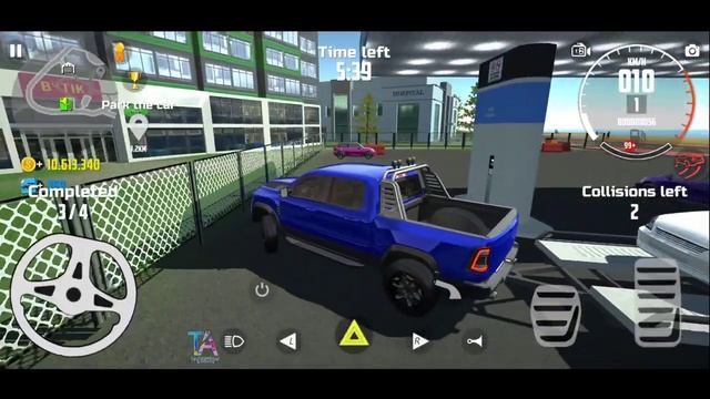 Car Simulator 2 - Tow Truck - Dodge RAM TRX - Gas Station - Car Games Android Gameplay смотреть онлайн