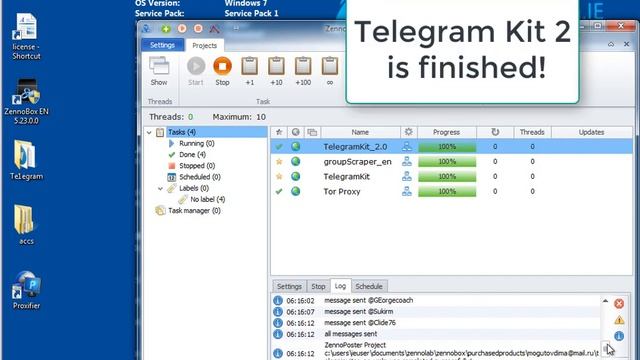 Auto bulk send messages for Telegram users in TelegramKit2 смотреть онлайн