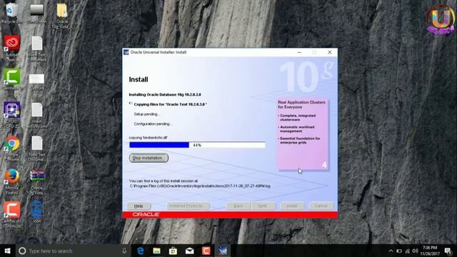 How to install oracle 10g In windows 7/8/10 смотреть онлайн