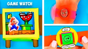 3 Идеи! Как сделать Игровые часы из бумаги