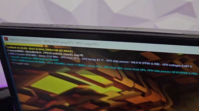 тест видеокарты PowerColor rx 6600 смотреть онлайн