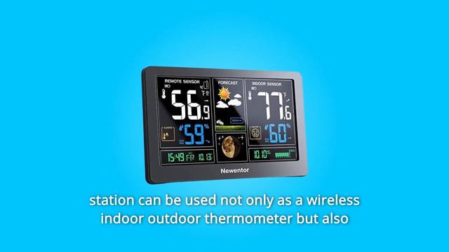 Newentor Weather Station Wireless Indoor Outdoor Thermometer Review смотреть онлайн