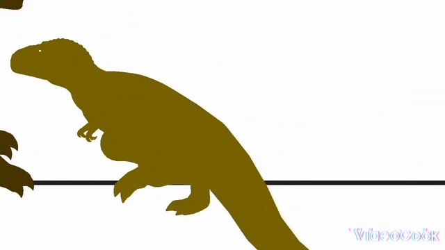 Tyrannosaurus Rex VS Tarbosaurus, Remastered Stick Nodes Dinosaur смотреть онлайн