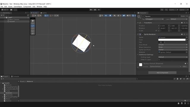 Как пользоваться панелью инструментов при работе с игровыми объектами в Unity смотреть онлайн