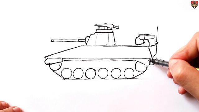 How to draw a military vehicles UN | Army drawing смотреть онлайн