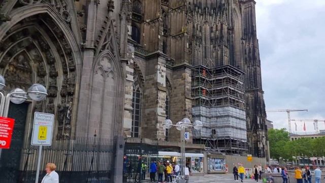 4K HDR ,Cologne City Tour, Rheinpark, Cologne Germany, Beautiful City, Koln! Koln bridge city tour смотреть онлайн