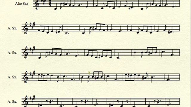 Clock Town for Alto Sax смотреть онлайн