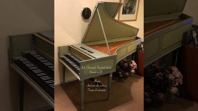 Joh. Christoph Friedrich Bach - Sonata III in D voor traverso en klavecimbel смотреть онлайн