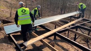 ПЛИТА НА СВАЯХ. С 1(АВТОПАРКОВКА НА СКЛОНЕ ГОРЕ: БЕТОННАЯ ПЛИТА НА СВАЯХ. СУБТИТРЫ)