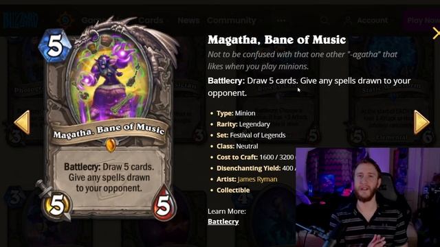 Battlecry: BLOW UP A HERO?!? New Mini-Set Neutral Card Review | Hearthstone Arena смотреть онлайн